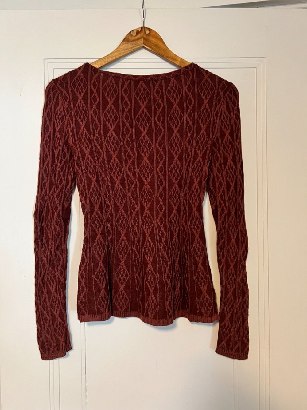 Peruvian Connection Peplum Sweater - Picture 2 of 6